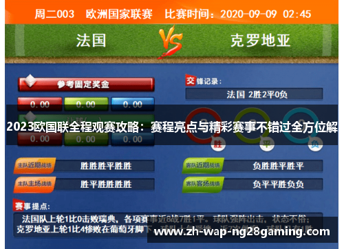 2023欧国联全程观赛攻略：赛程亮点与精彩赛事不错过全方位解